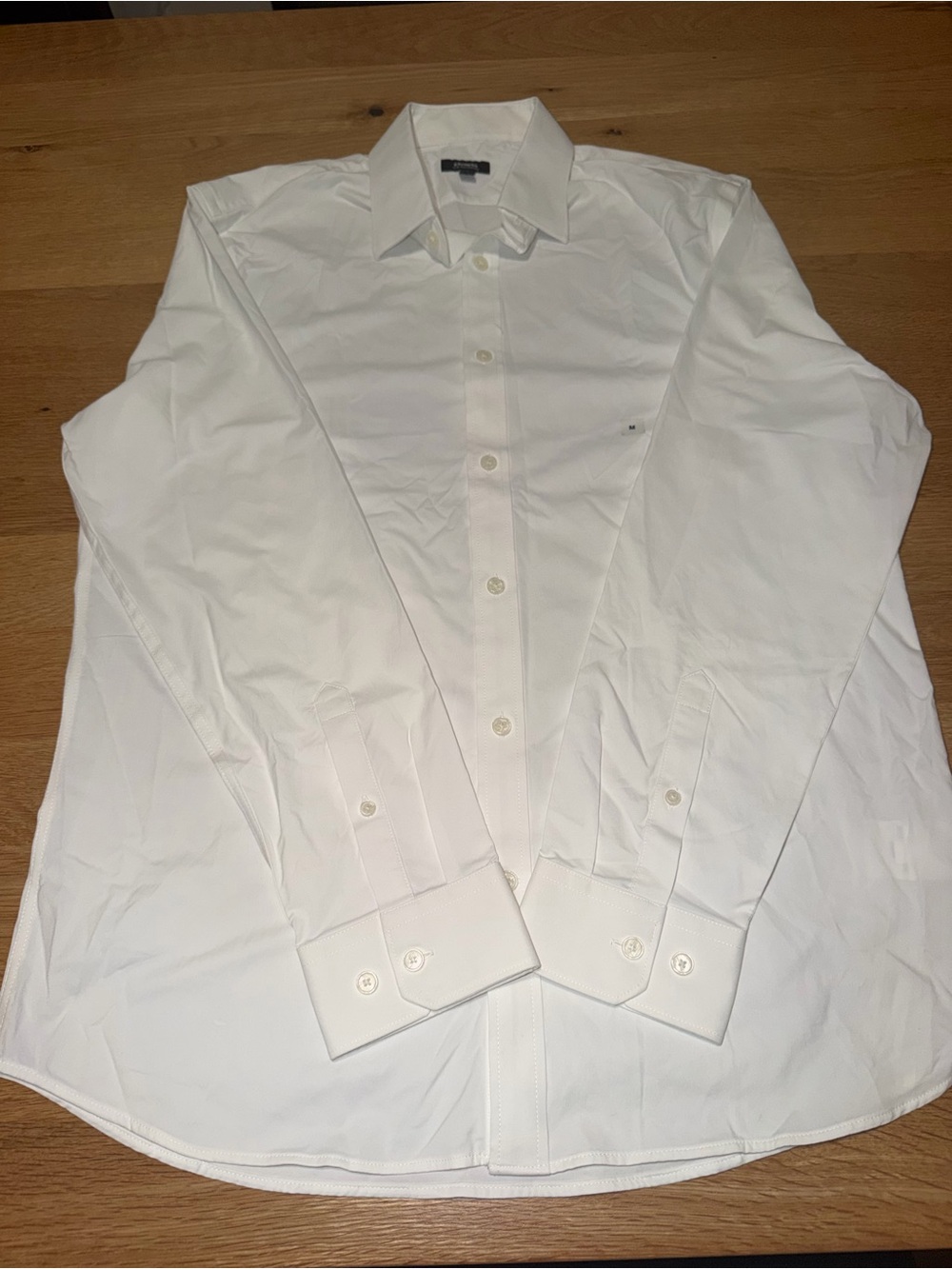 Express White Men's Button-Down Dress Shirt